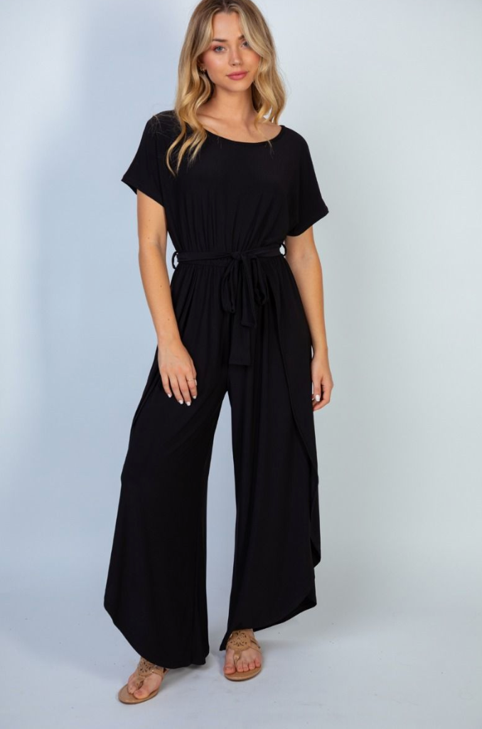 White Birch - Black Jumpsuit