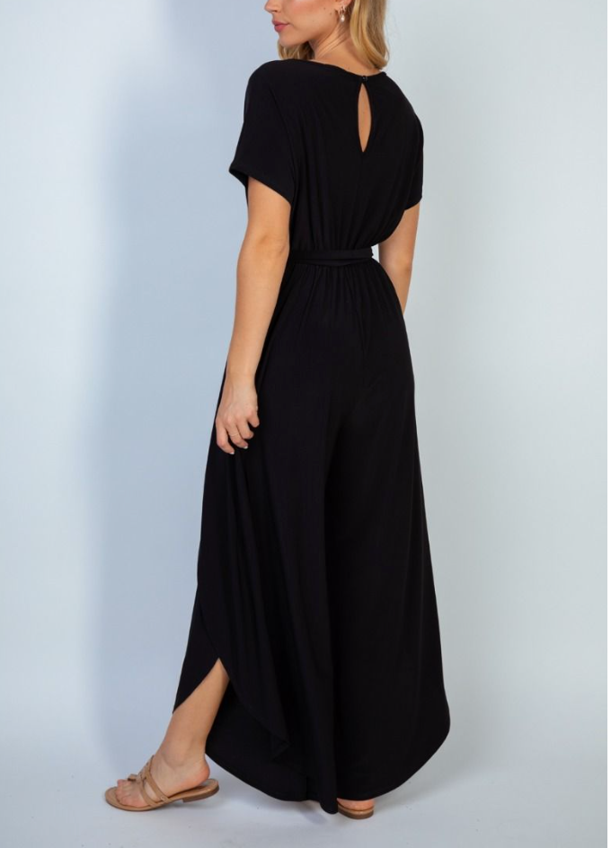 White Birch - Black Jumpsuit
