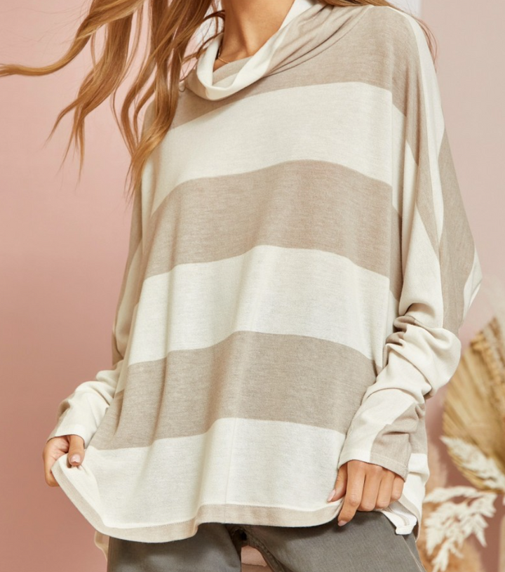 Andree by Unit -  Color Block Tunic Top