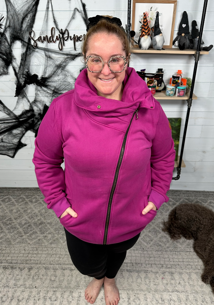 Michelle Mae - Quinn Cowl Neck Full Zip