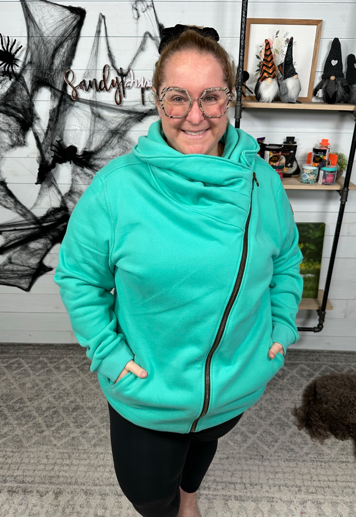 Michelle Mae - Quinn Cowl Neck Full Zip