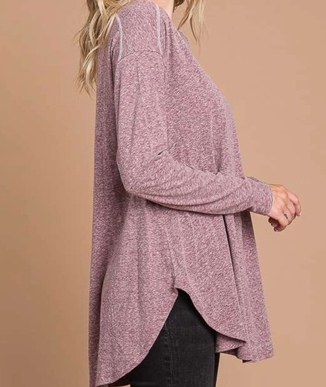 Culture Code - High and Low Hemline Tunic Top