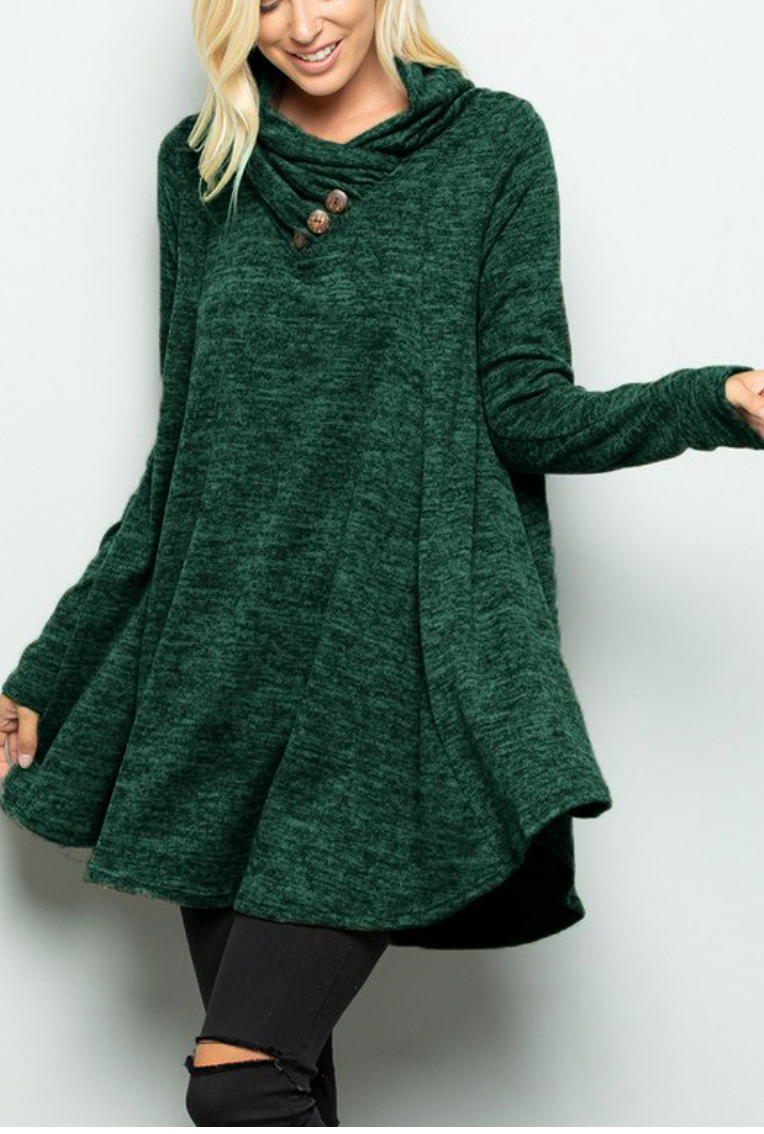 Heimish - Long Sleeve Cowl Neck