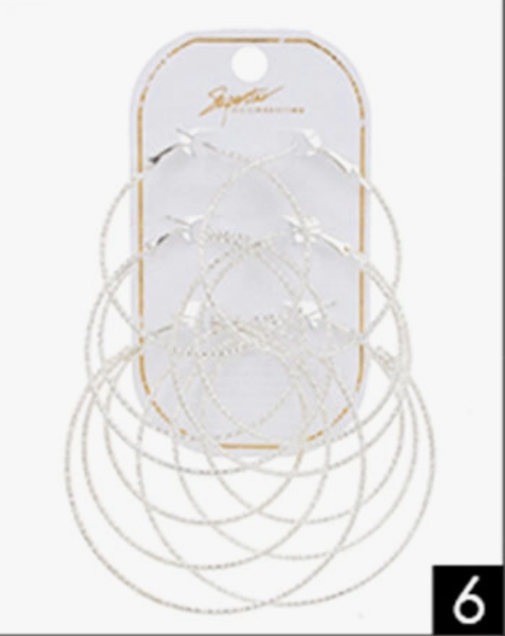 Hoop Earring Set (3 pairs)