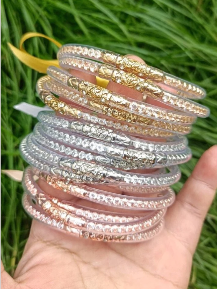 Moon Ryder - Rhinestone Monk Bracelets