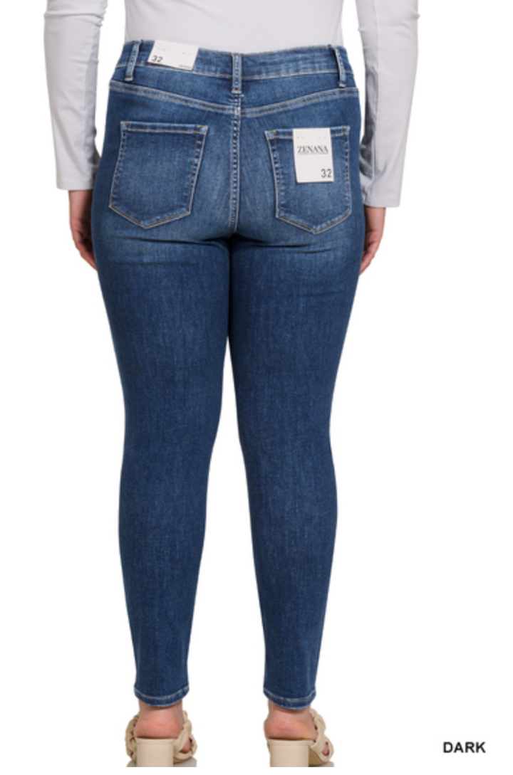 Zenana - HIGH WAIST SKINNY JEGGING JEANS