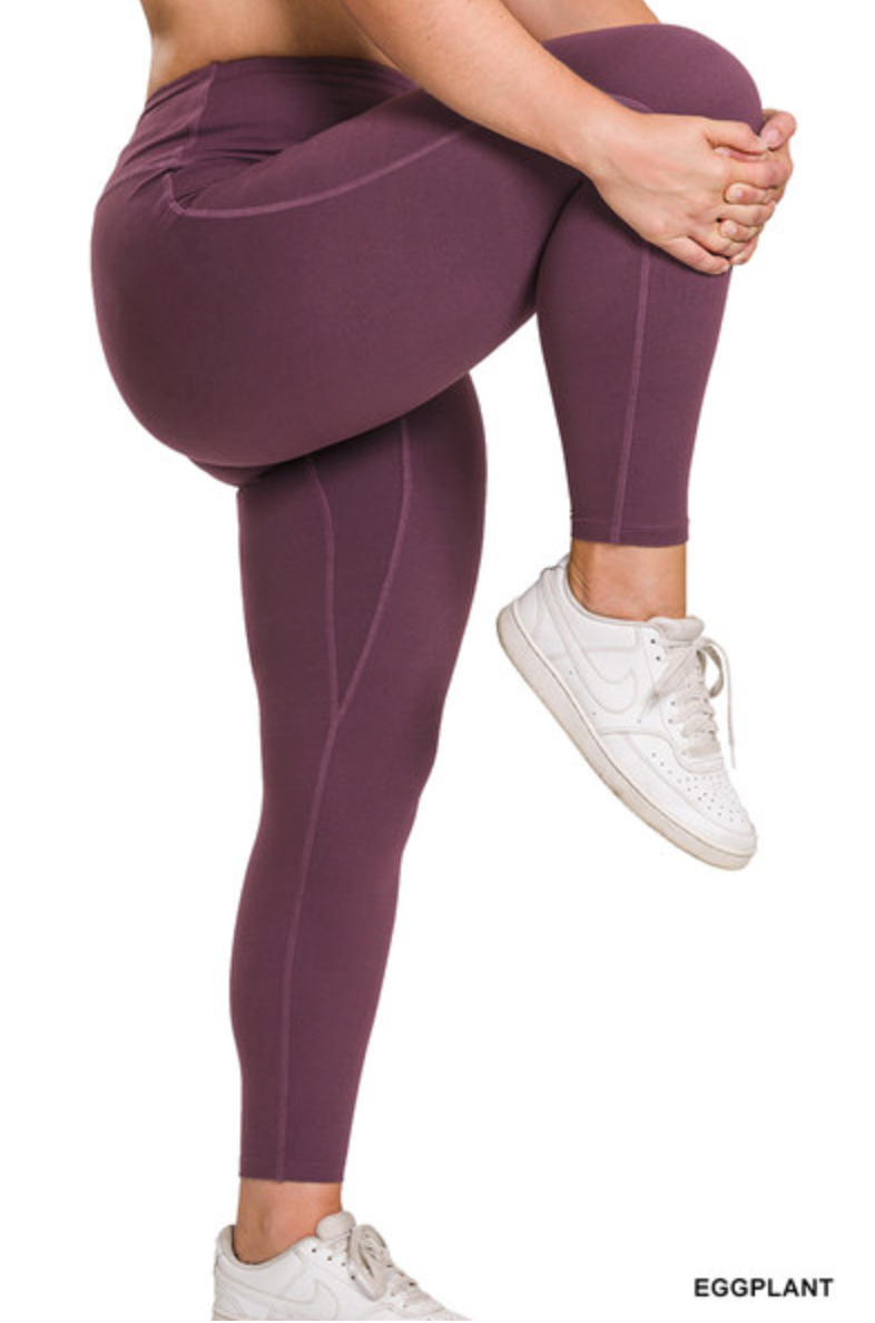 Zenana - BRUSHED MICROFIBER FULL LENGTH LEGGINGS