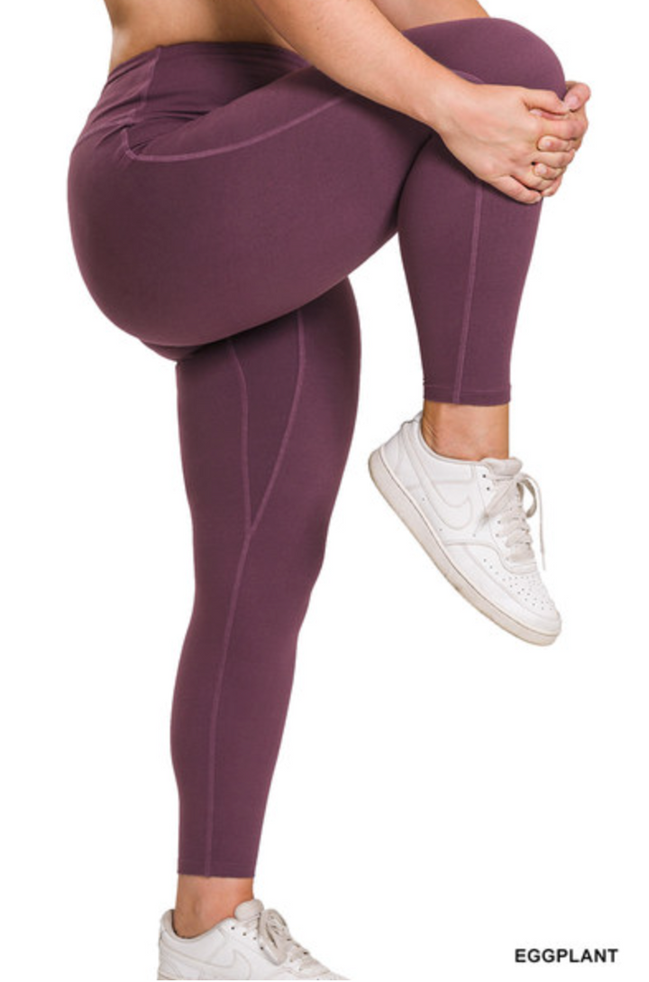 Zenana - BRUSHED MICROFIBER FULL LENGTH LEGGINGS