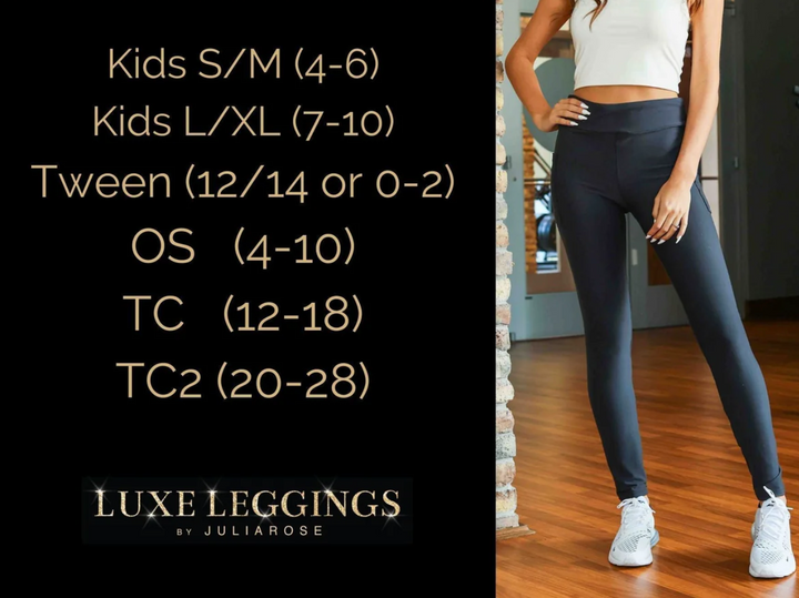 Julia Rose - Black Fleece Leggings