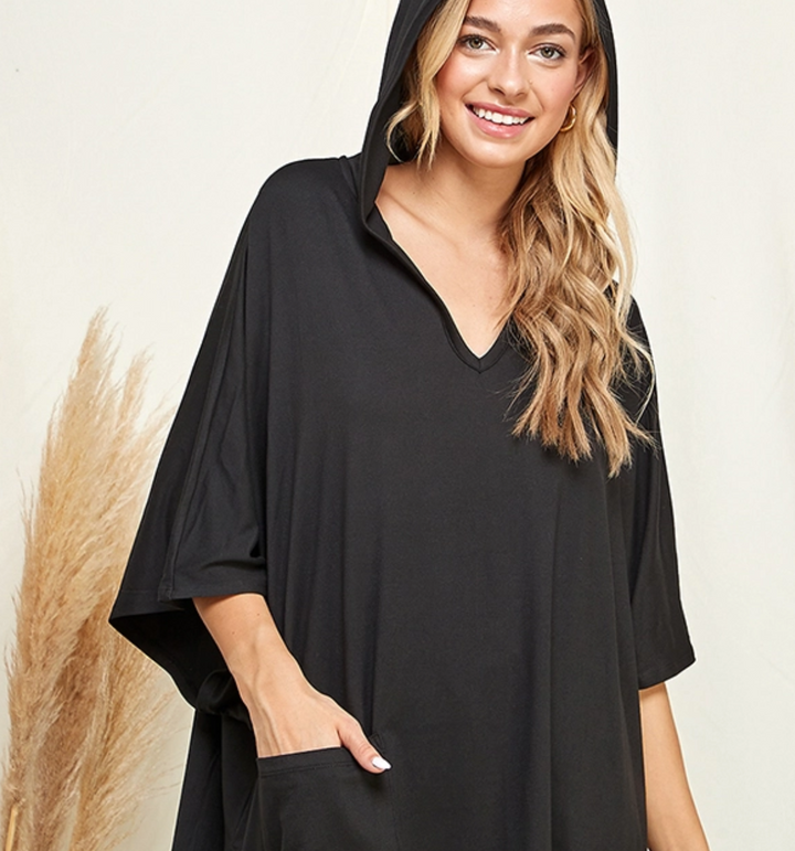 Culture Code - Hoodie Poncho Top