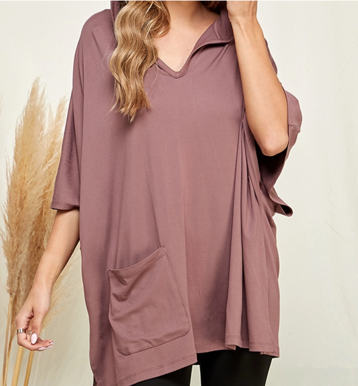 Culture Code - Hoodie Poncho Top