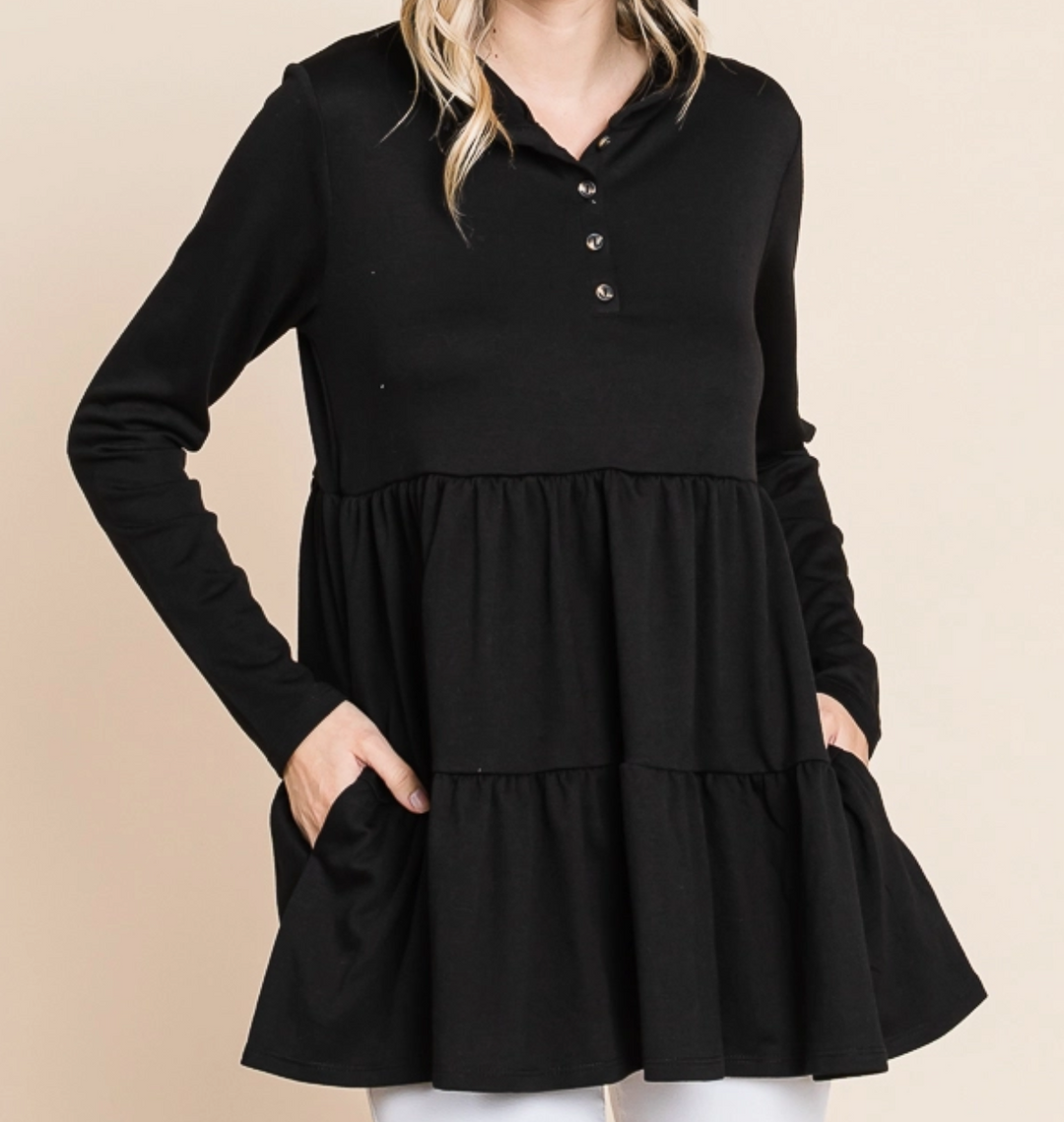 Culture Code - Hoodie Dress/Tunic