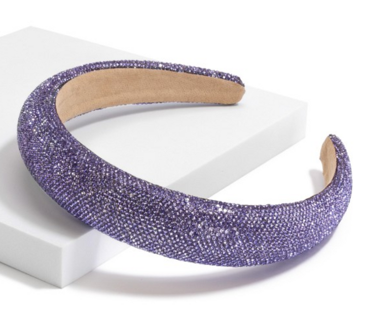 Circular Rhinestone Studded Headband