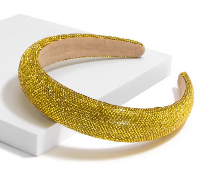 Circular Rhinestone Studded Headband