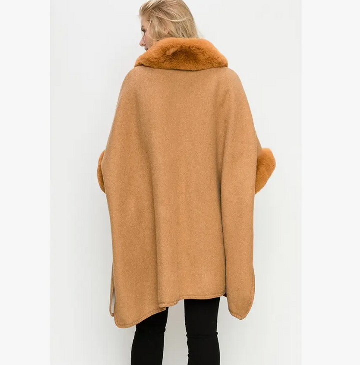 Camel Fur Poncho