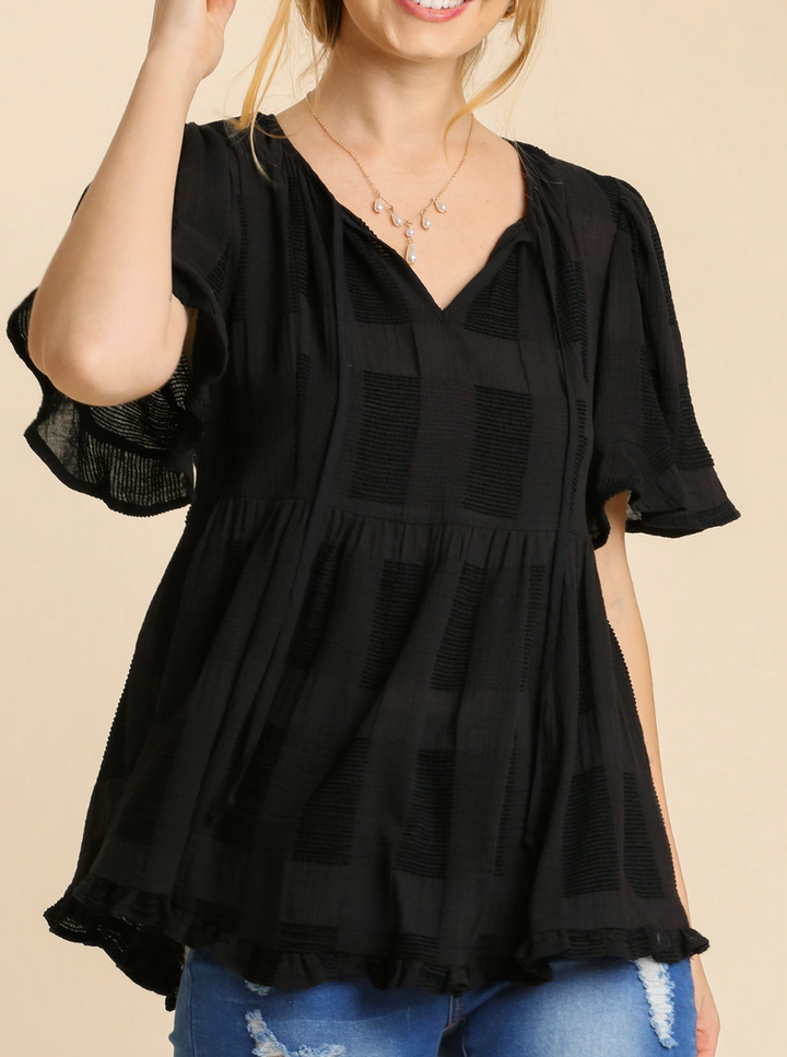 Umgee - Flutter Sleeve Top