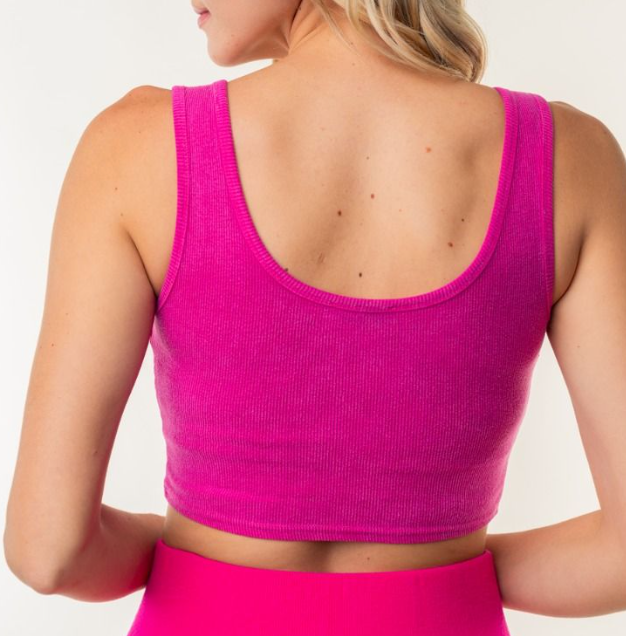 White Birch - Solid Ribbed Tank Top