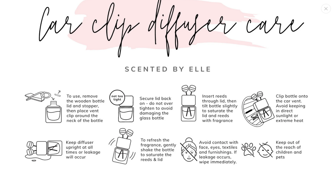 Car Diffuser Vent Clip