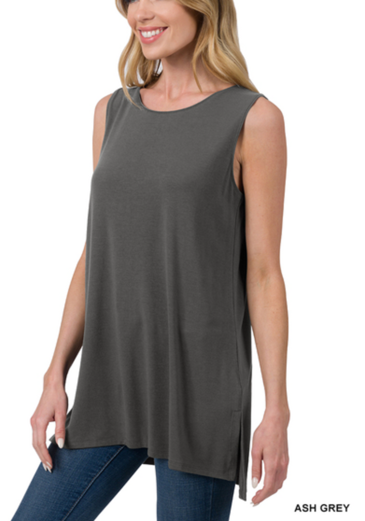 Zenana - Round Neck Tank Top