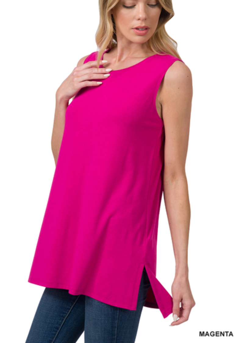 Zenana - Round Neck Tank Top