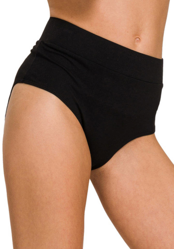 Zenana - HIGH-CUT PANTIES HIGH-WAISTED BAND UNDERWEAR