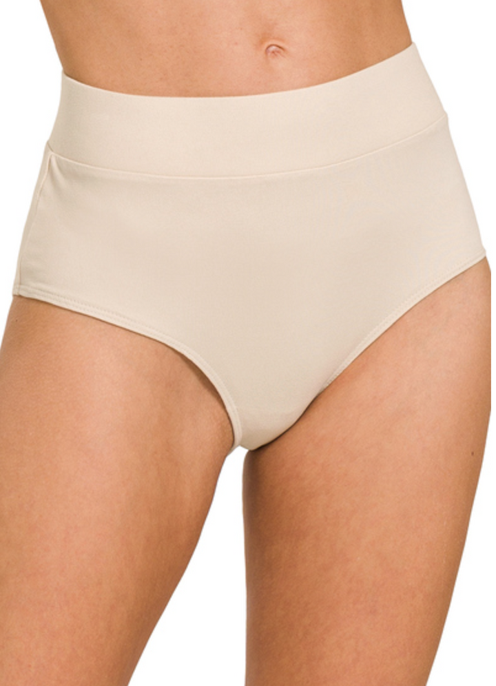 Zenana - HIGH-CUT PANTIES HIGH-WAISTED BAND UNDERWEAR