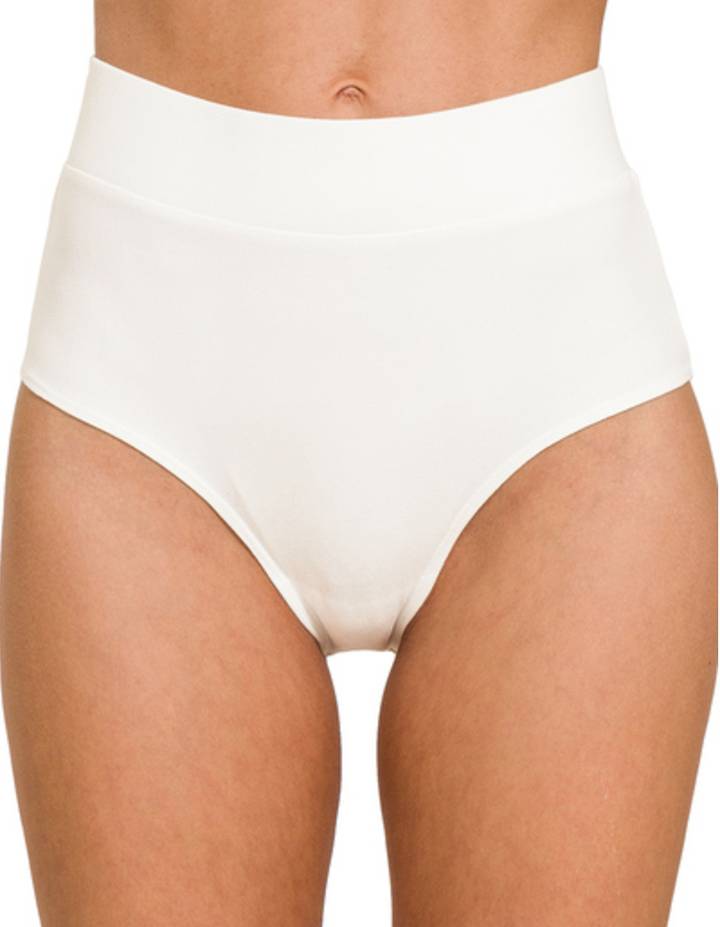 Zenana - HIGH-CUT PANTIES HIGH-WAISTED BAND UNDERWEAR