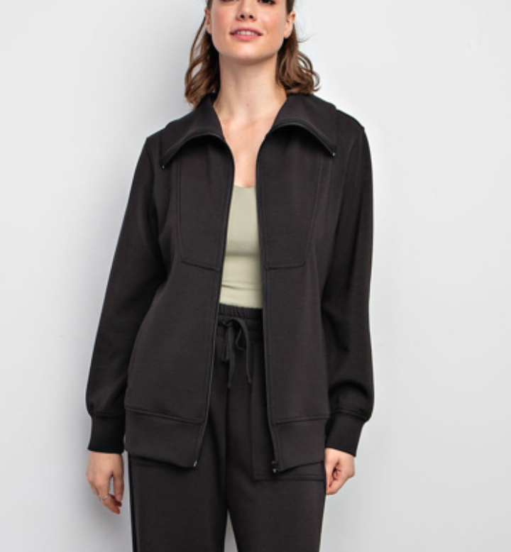 Rae Mode - MODAL POLY FULL ZIP JACKET