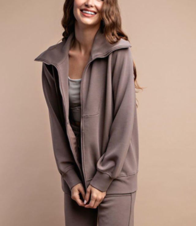 Rae Mode - MODAL POLY FULL ZIP JACKET