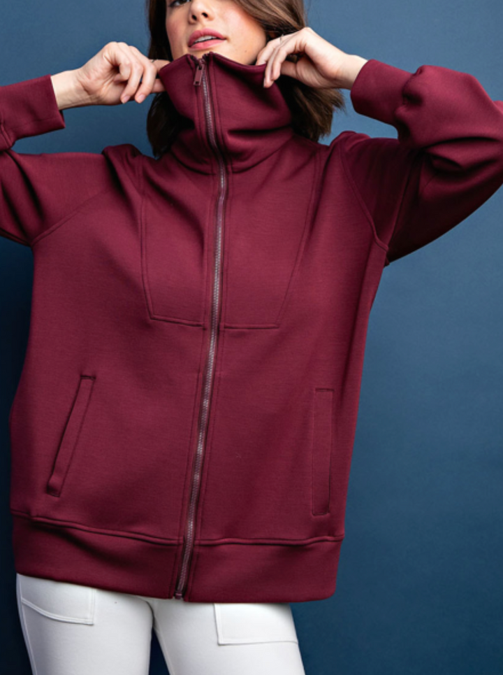 Rae Mode - MODAL POLY FULL ZIP JACKET