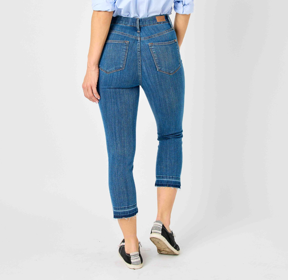 Judy Blue - High Waist Pull On Capri Jeans