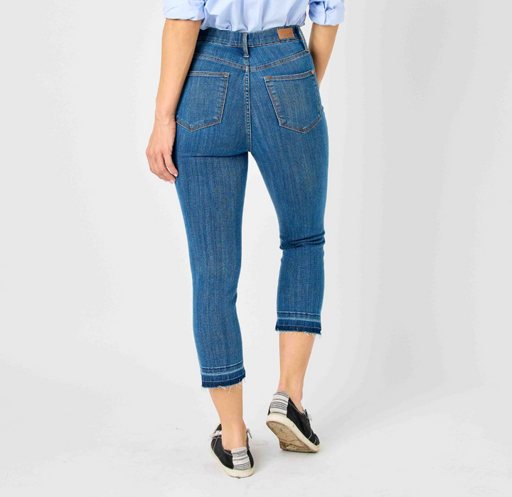 Judy Blue - High Waist Pull On Capri Jeans