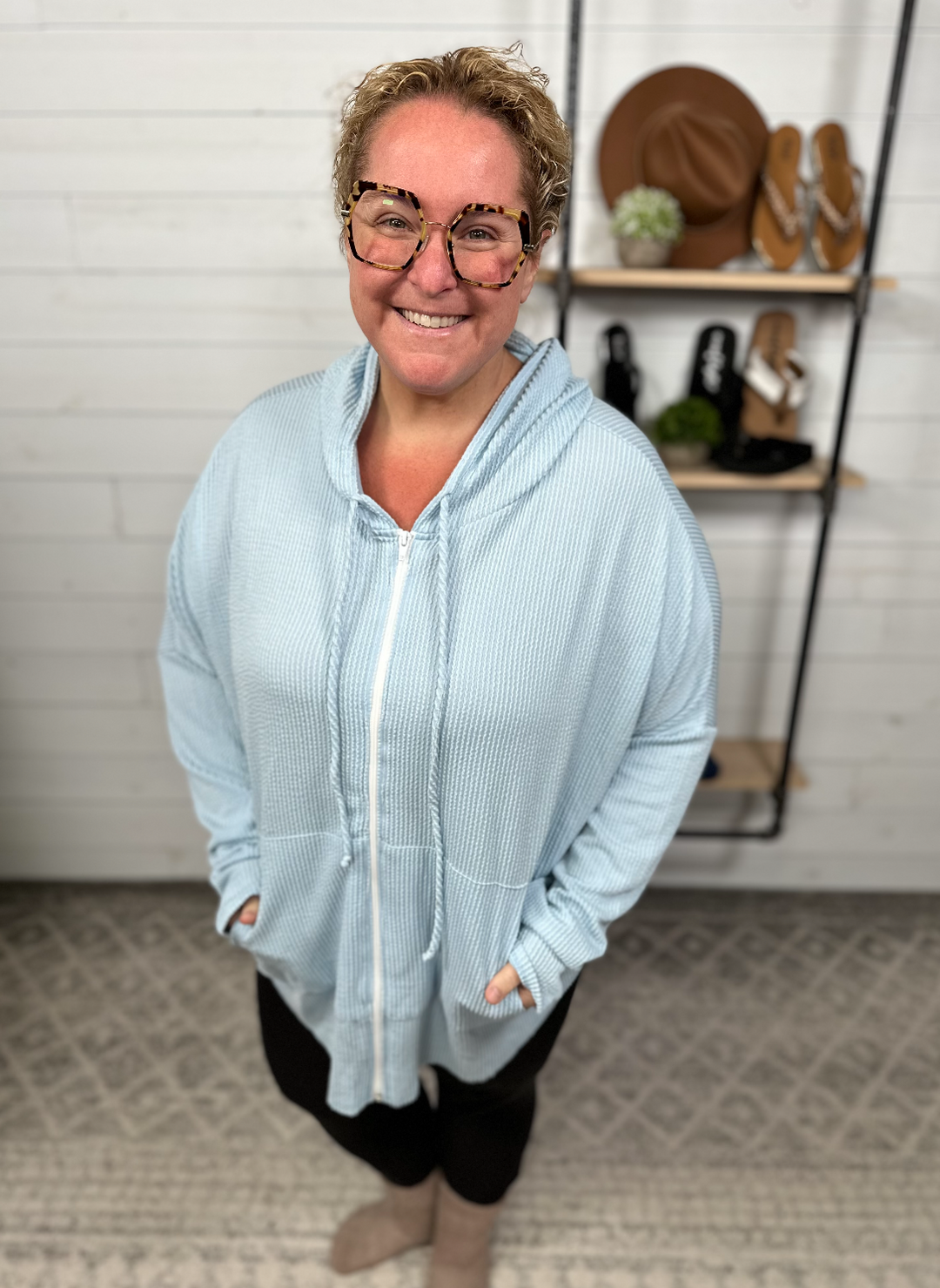 Blumin' - Ribbed Hoodie