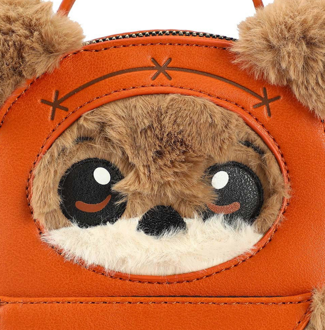 fuzzy ewok purse