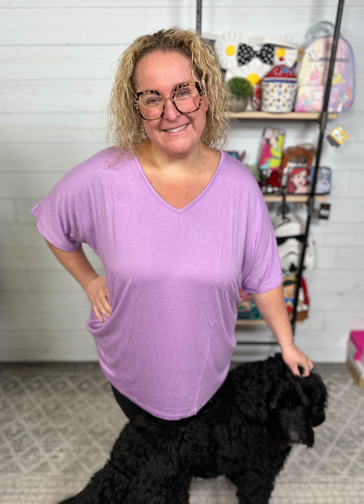 Michelle Mae - V Neck Top