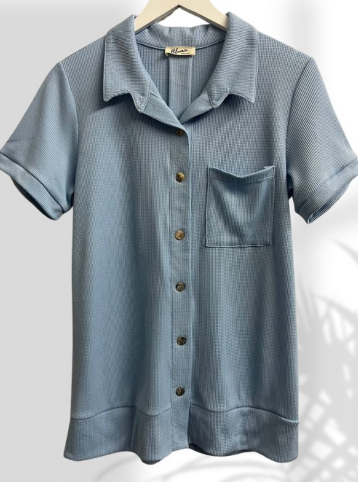 Blumin' - Button Up Top