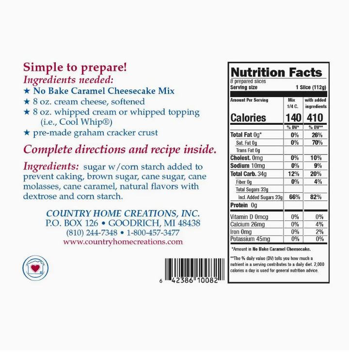 CHC - Caramel Cheesecake Mix