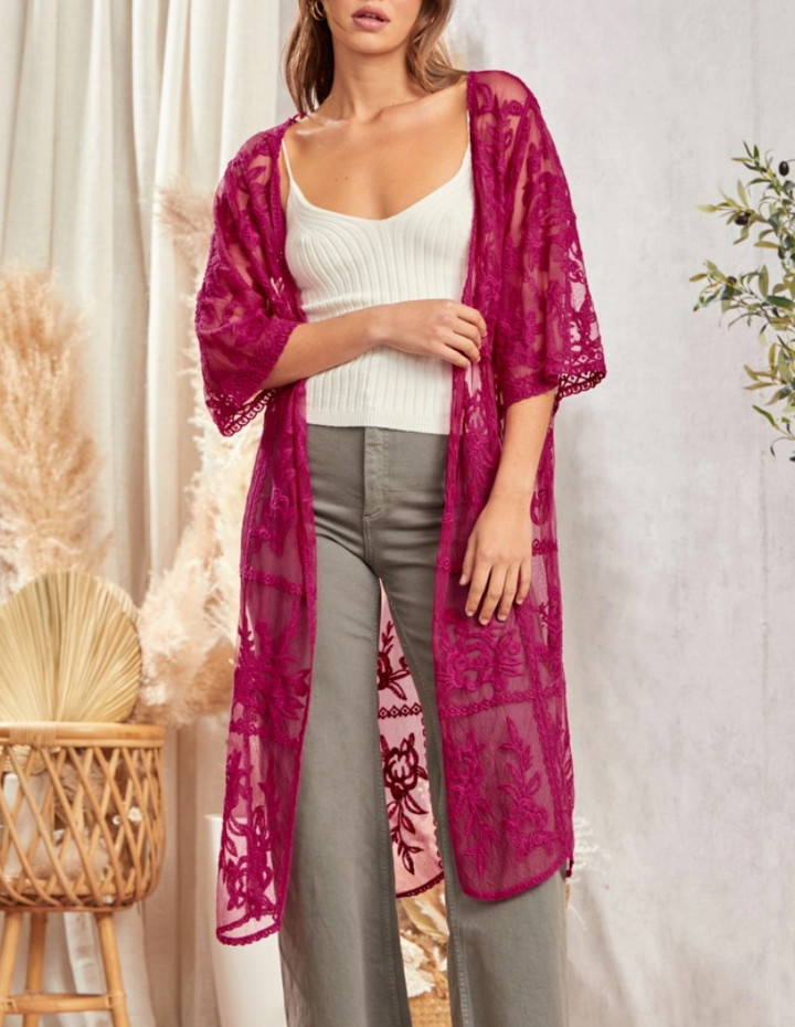 Savannah Jane - Embroidered Cover Up