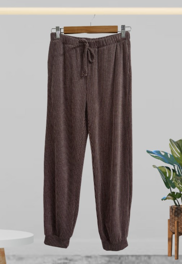 Blumin - Ribbed Jogger Pants