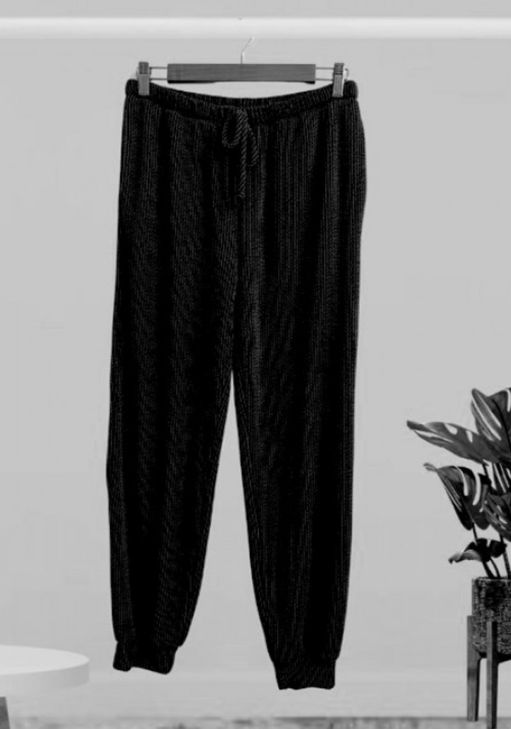 Blumin - Ribbed Jogger Pants