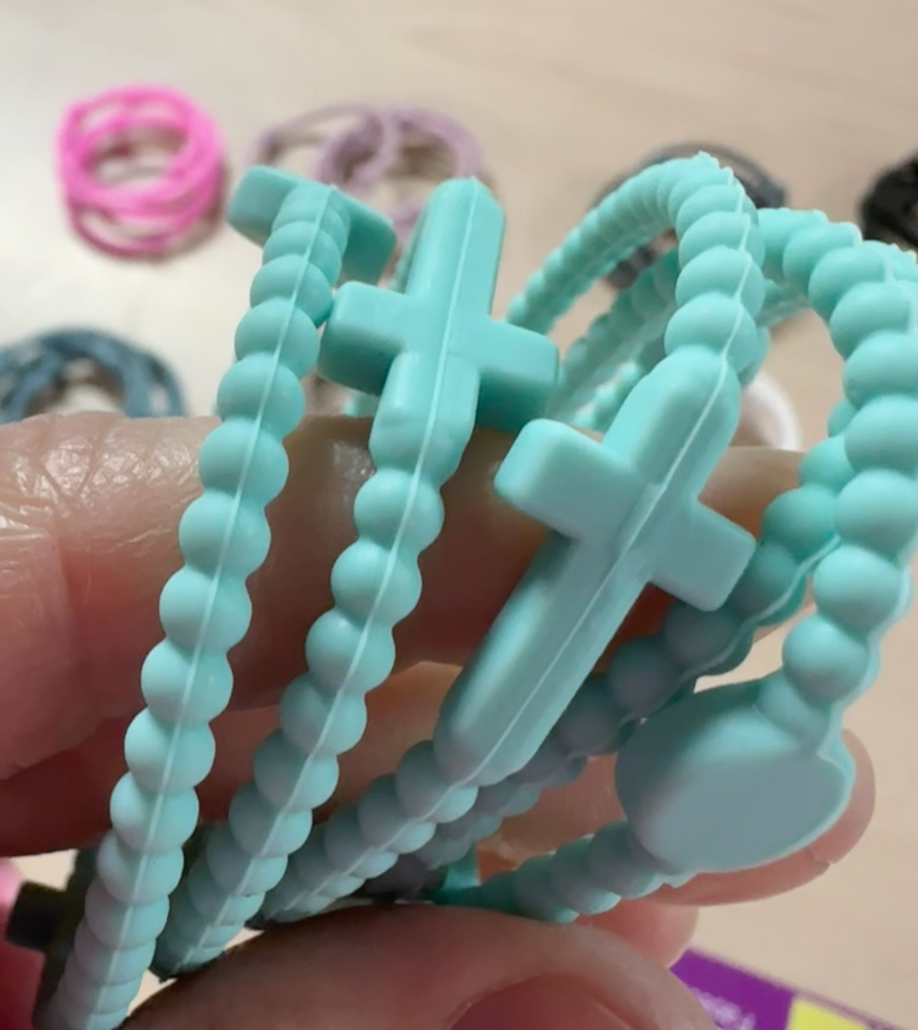 Stretchy Cross Bracelets