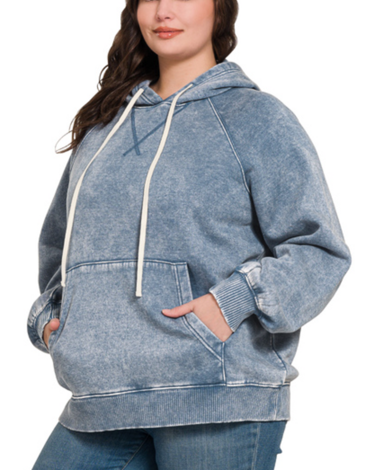 Zenana - Acid Wash Hoodie (The BEST Hoodie EVER)
