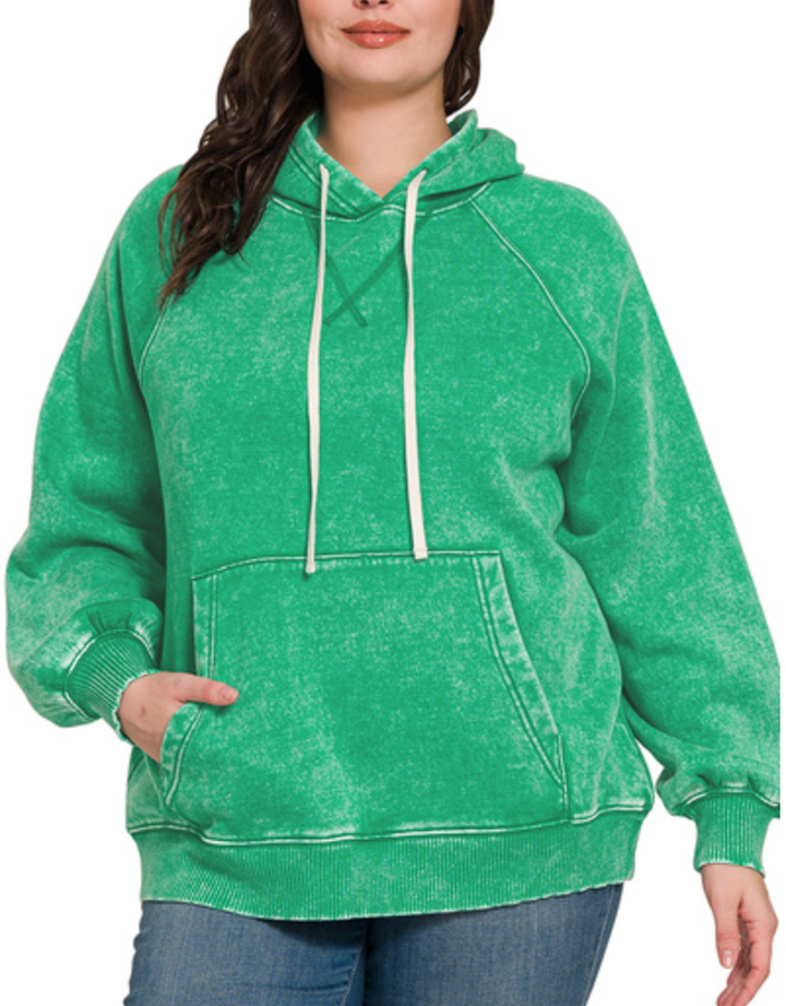 Zenana - Acid Wash Hoodie (The BEST Hoodie EVER)