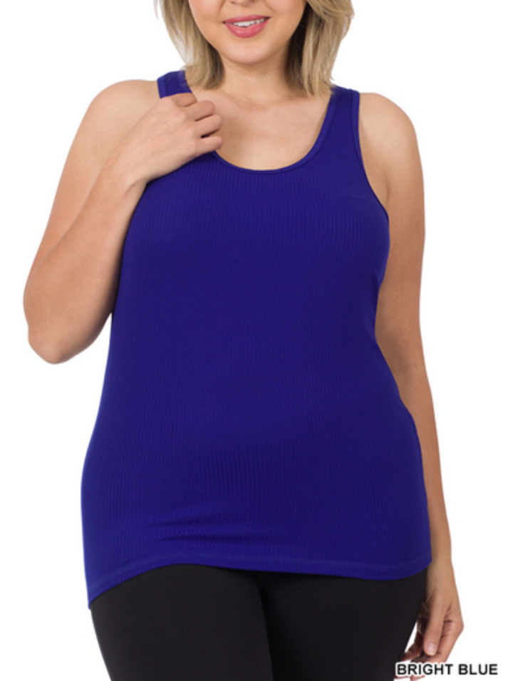 Zenana - Ribbed Tank Top