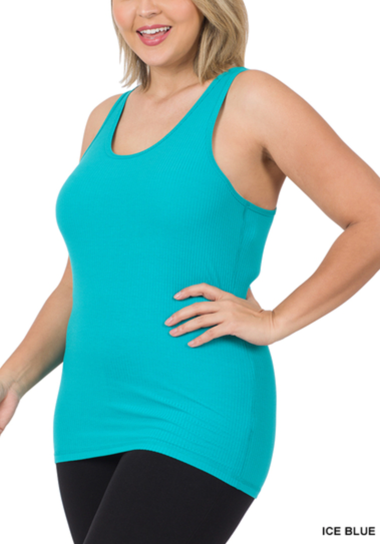 Zenana - Ribbed Tank Top