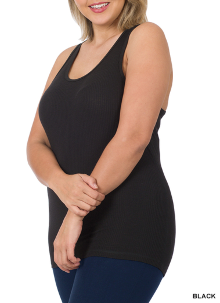 Zenana - Ribbed Tank Top