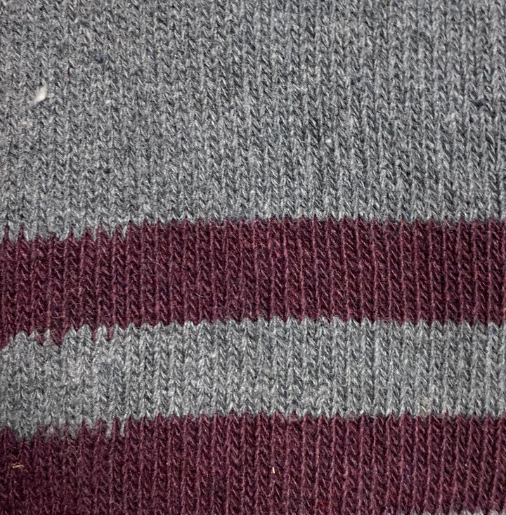 Plain Stripes Cotton Socks M/L