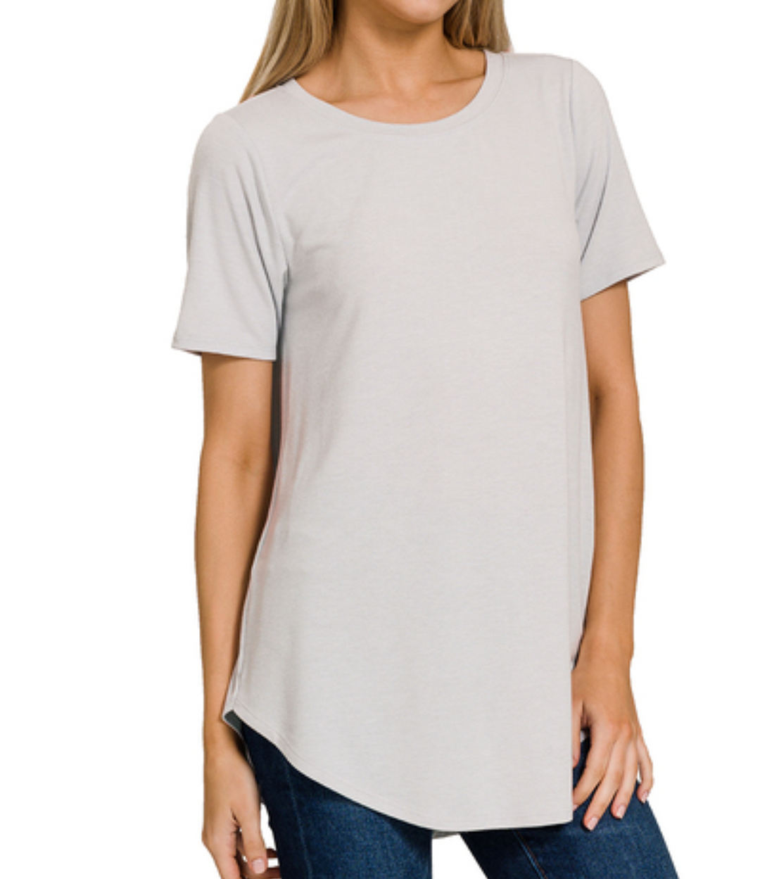 Zenana - Short Sleeve Round Neck Top