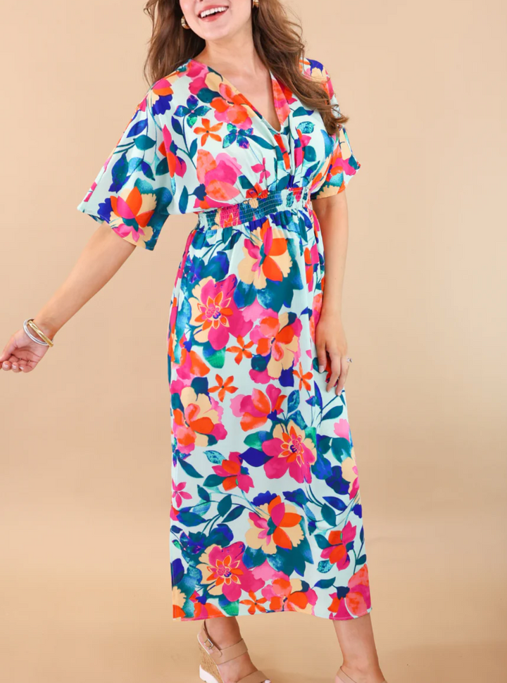 Jess Lea - Ocean Mist Floral Dress