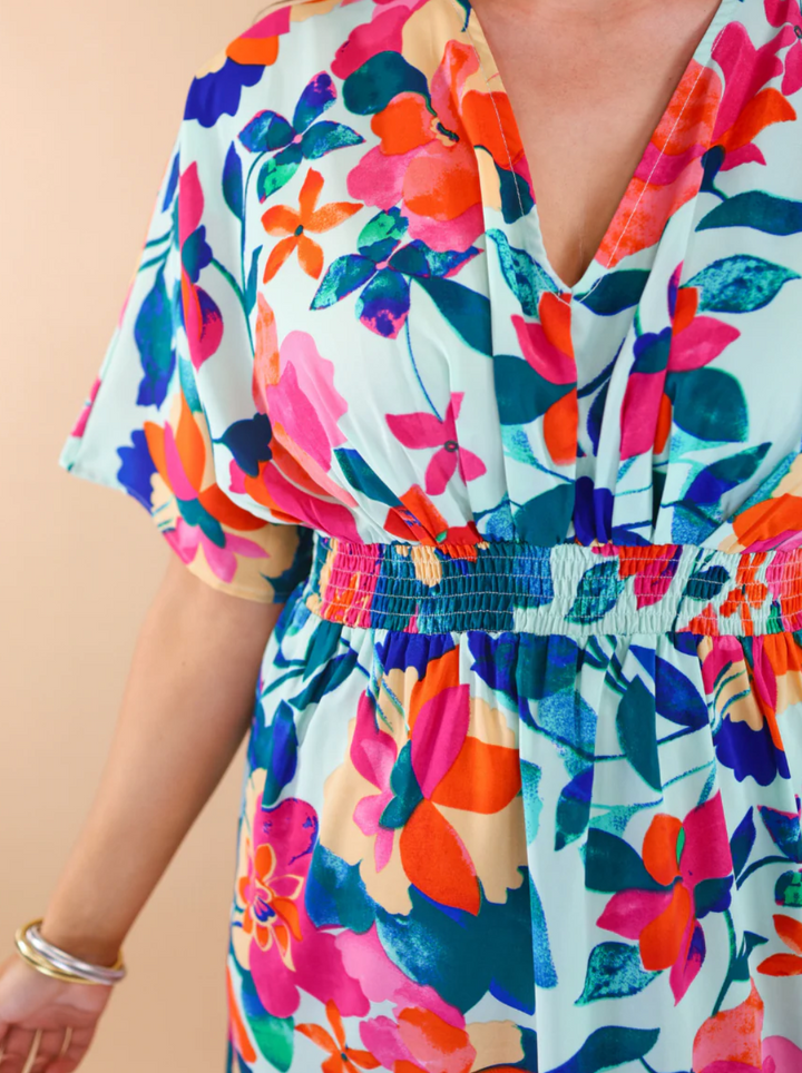 Jess Lea - Ocean Mist Floral Dress